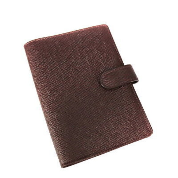Louis Vuitton Agenda PM Taiga Leather Accessory Bordeaux - Picture 1 of 6